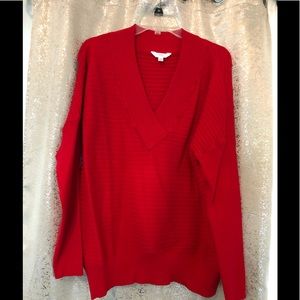 Vibrant red sweater